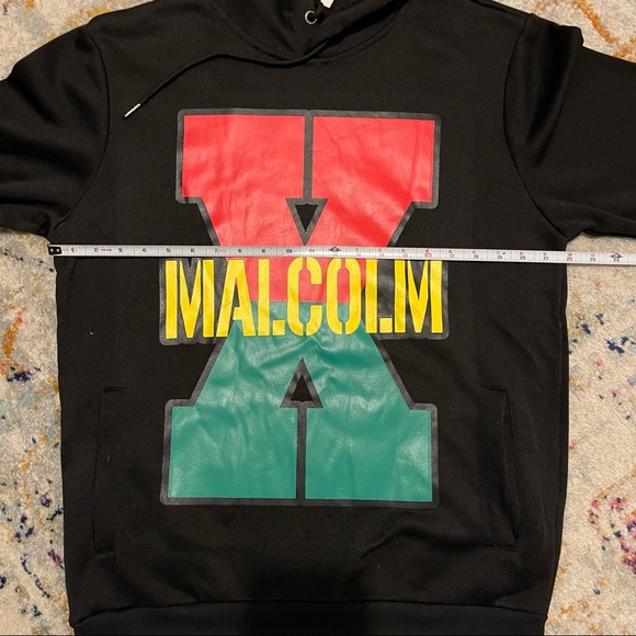Reason, Malcolm X Hoodie With Front Print size Lg UNISEX - Picture 6 of 7